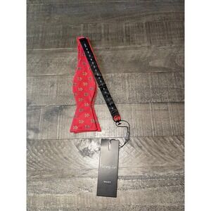 NWT Murong Jun Red with Gingerbread Men Bowtie‎